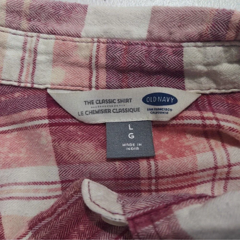 Upcycled Shabby Patchwork Flannel Shirt L Flower Festival Artsy Boho Hippie - Picture 6 of 11